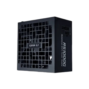 Lian Li RS 1000W Rotational Shift Fully Modular ATX Power Supply (W/USB Fan Hub) 90° AC Inlet, Cybenetics Platinum