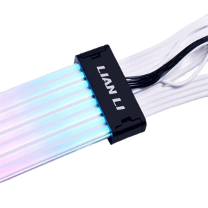 Lian Li Strimer Plus V2 12VHPWR to 3x8 Pin 335mm Extension ARGB Cable, 8x Light Guide