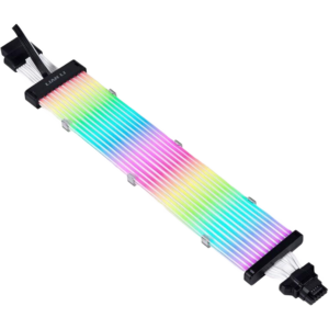 Lian Li Strimer Plus V2 12VHPWR to 12VHPWR 320mm Extension ARGB Cable, 12x Light Guide
