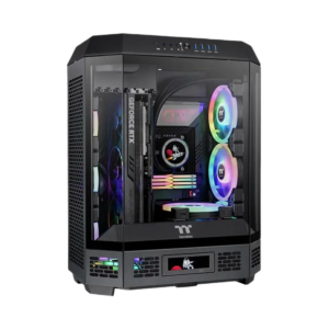 Thermaltake Tower 600 Black Mid-Tower ATX Case - 3 Tempered Glass Panels