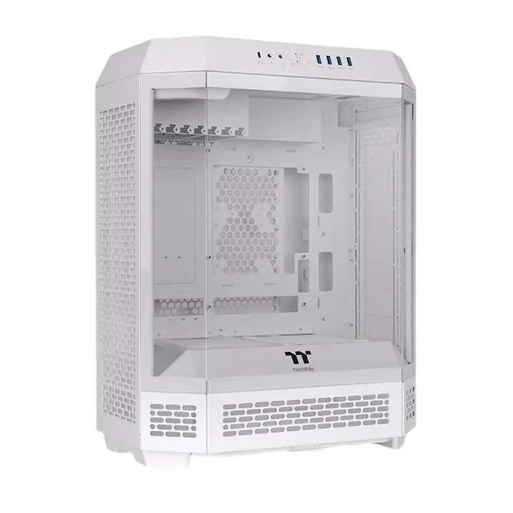 Thermaltake Tower 600 Snow Mid-Tower ATX Case - 3 Tempered Glass Panels - Image 3