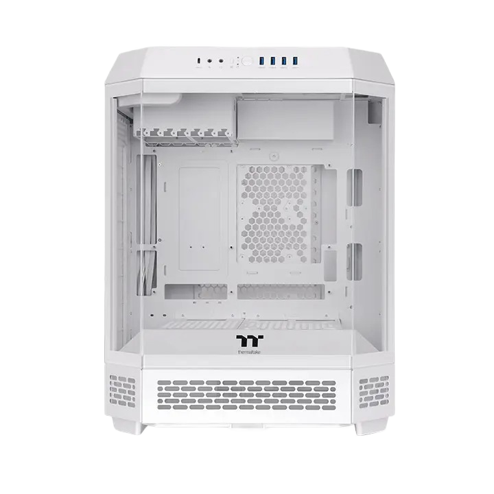 Thermaltake Tower 600 Snow Mid-Tower ATX Case - 3 Tempered Glass Panels - Image 4