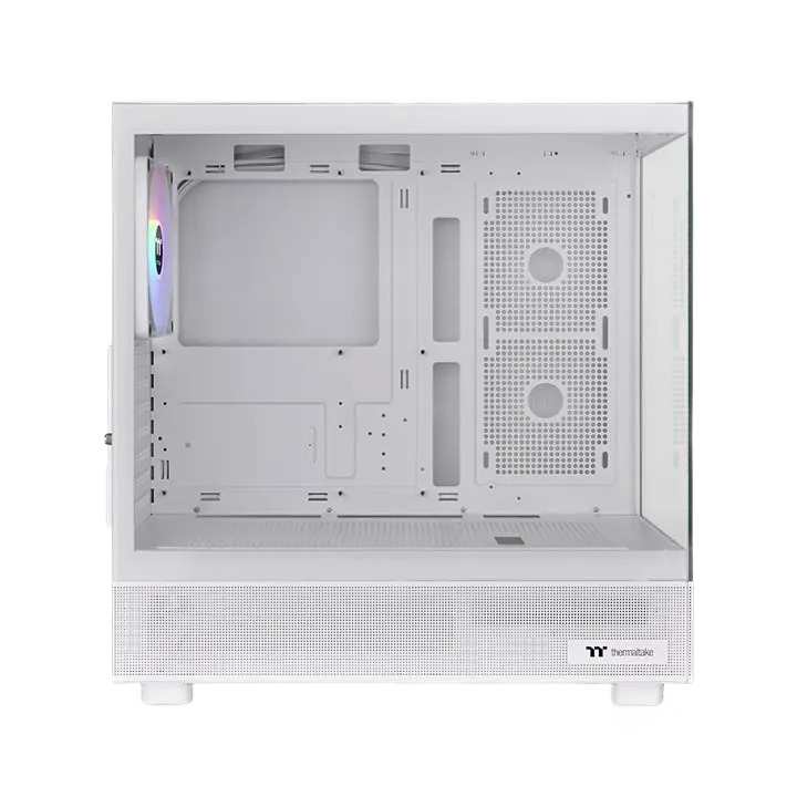 Thermaltake View 270 TG ARGB Snow Mid Tower E-ATX PC Case - Preinstalled 1 x CT140 ARGB Fans - Image 3