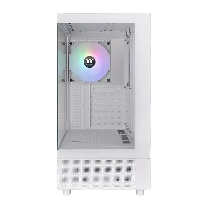 Thermaltake View 270 TG ARGB Snow Mid Tower E-ATX PC Case - Preinstalled 1 x CT140 ARGB Fans - Image 4