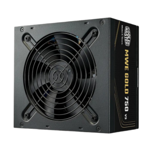 Cooler Master MWE Gold 750 V3 Non-Modular PSU, 750W, 80 Plus Gold, ATX 3.1, Zero RPM Mode