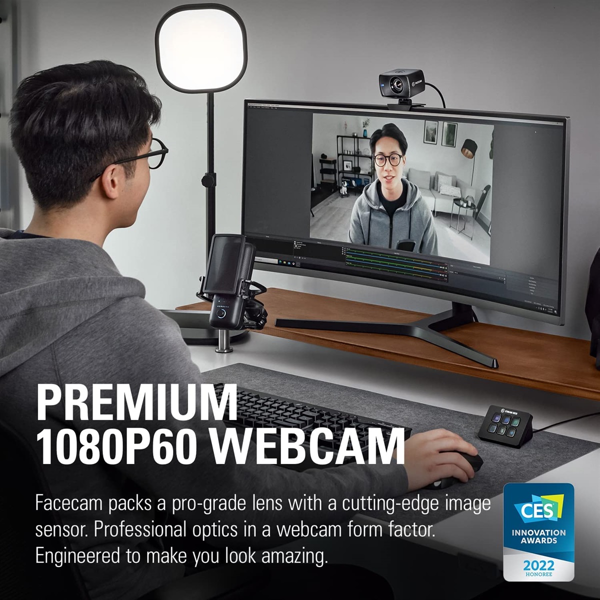 Elgato Facecam - 1080p 60Hz Full HD Webcam - Image 3