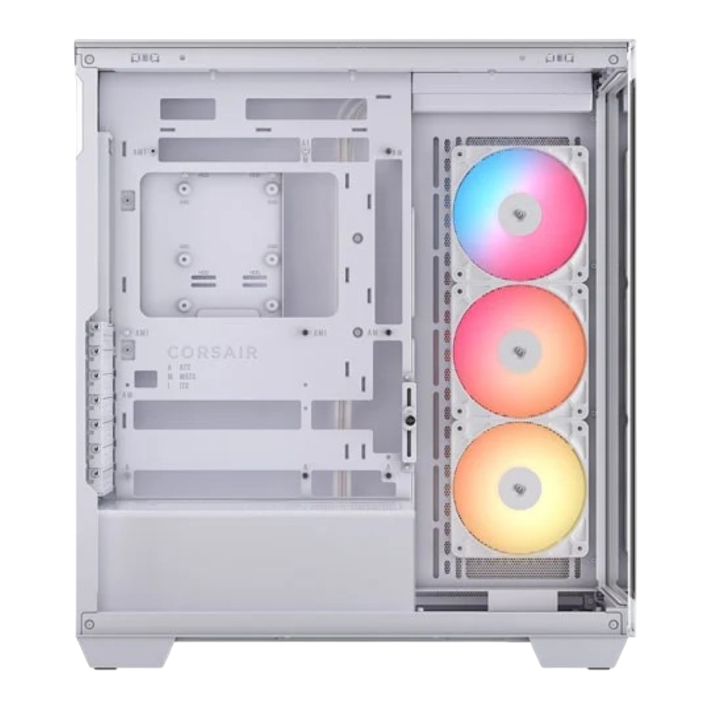 Corsair 3500X RS-R ARGB Tempered Glass Mid Tower PC Case – White - Image 2