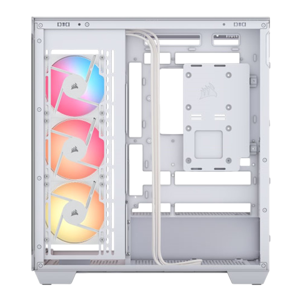Corsair 3500X RS-R ARGB Tempered Glass Mid Tower PC Case – White - Image 3