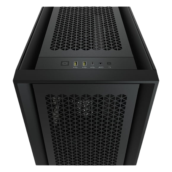 Corsair 5000D Airflow Tempered Glass Mid-Tower ATX PC Case, Black - Image 2