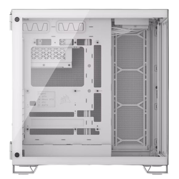Corsair 6500X AIRFLOW Mid-Tower Dual Chamber PC Case – White - Image 2