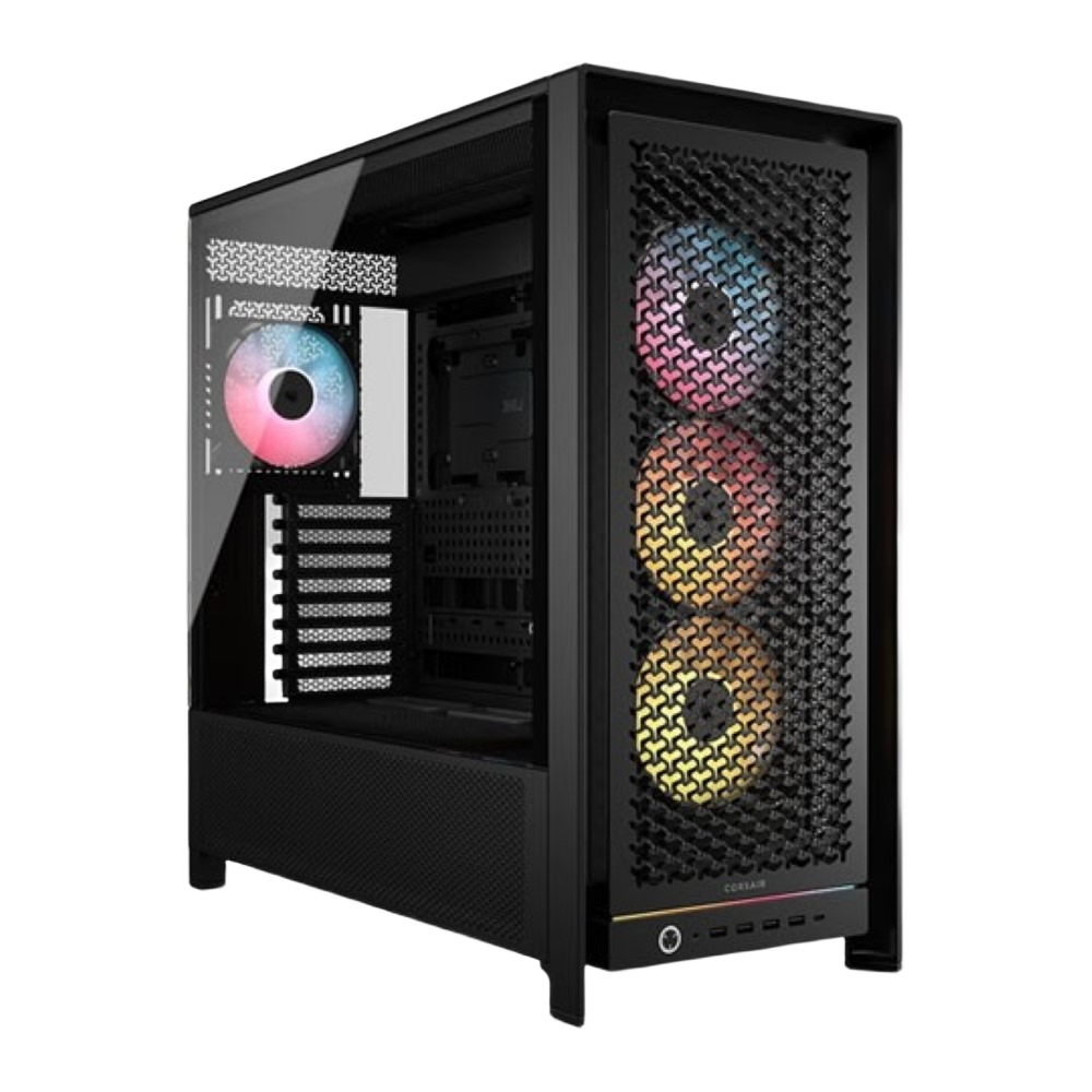 Corsair FRAME 5000D RS ARGB High-Airflow Mid-Tower ATX PC Case – Black