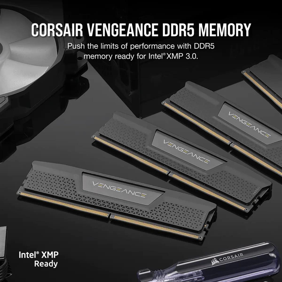 Corsair Vengeance 32GB (1x32GB) 6000MHz C38 DDR5 DRAM AMD EXPO & Intel XMP Memory Kit - Image 4