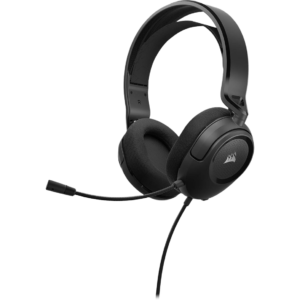 Corsair HS35 v2 Multiplatform Wired Gaming Headset, Flexible Omni-Directional Microphone, Universal 3.5mm Connection, PC, Mac, PS5, PS4, Xbox, Nintendo Switch, Mobile – Carbon