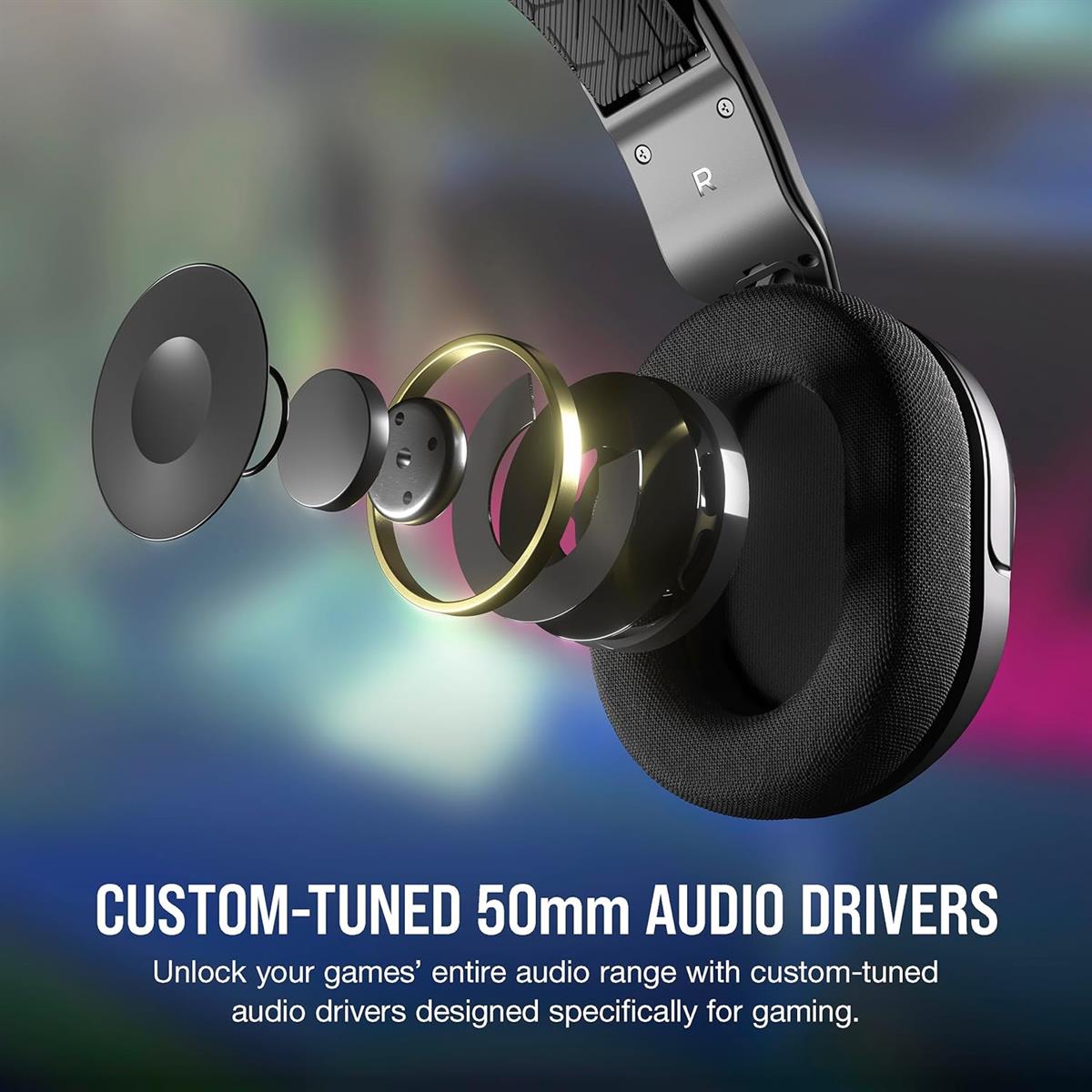 Corsair HS35 v2 Multiplatform Wired Gaming Headset, Flexible Omni-Directional Microphone, Universal 3.5mm Connection, PC, Mac, PS5, PS4, Xbox, Nintendo Switch, Mobile – Carbon - Image 3