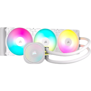 Corsair Nautilus 360 RS ARGB Liquid CPU Cooler, 360mm AIO, Low-Noise, Direct Motherboard Connection, Daisy-Chain
