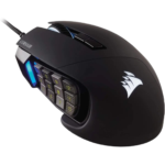 Corsair Scimitar RGB Elite Wired MOBA/MMO Gaming Mouse – 18,000 DPI, 17 Programmable Buttons, iCUE Compatible – PC, Mac, PS5, PS4, Xbox – Black
