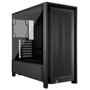 Corsair FRAME 4000D PC Case, Modular Mid-Tower, Dual 360mm Radiator Support, GPU Anti-Sag Arm, Black