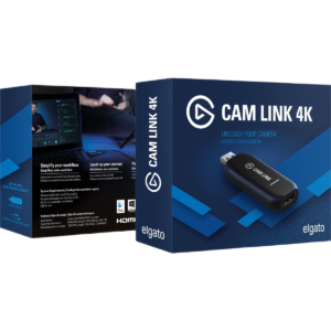 Elgato Cam Link 4K – Compact HDMI Capture Device, USB 3.0